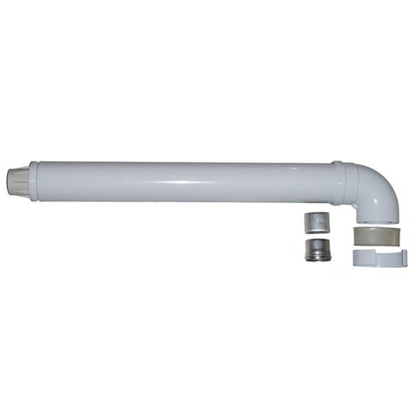 Коаксиальная труба Baxi в комплекте с уголком 90 d 60/100 для конденсационных котлов